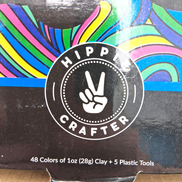 48 Colors Polymer Clay Set Modeling Clay Sculpting Bake No Tools Only One Used - Picture 5 of 14